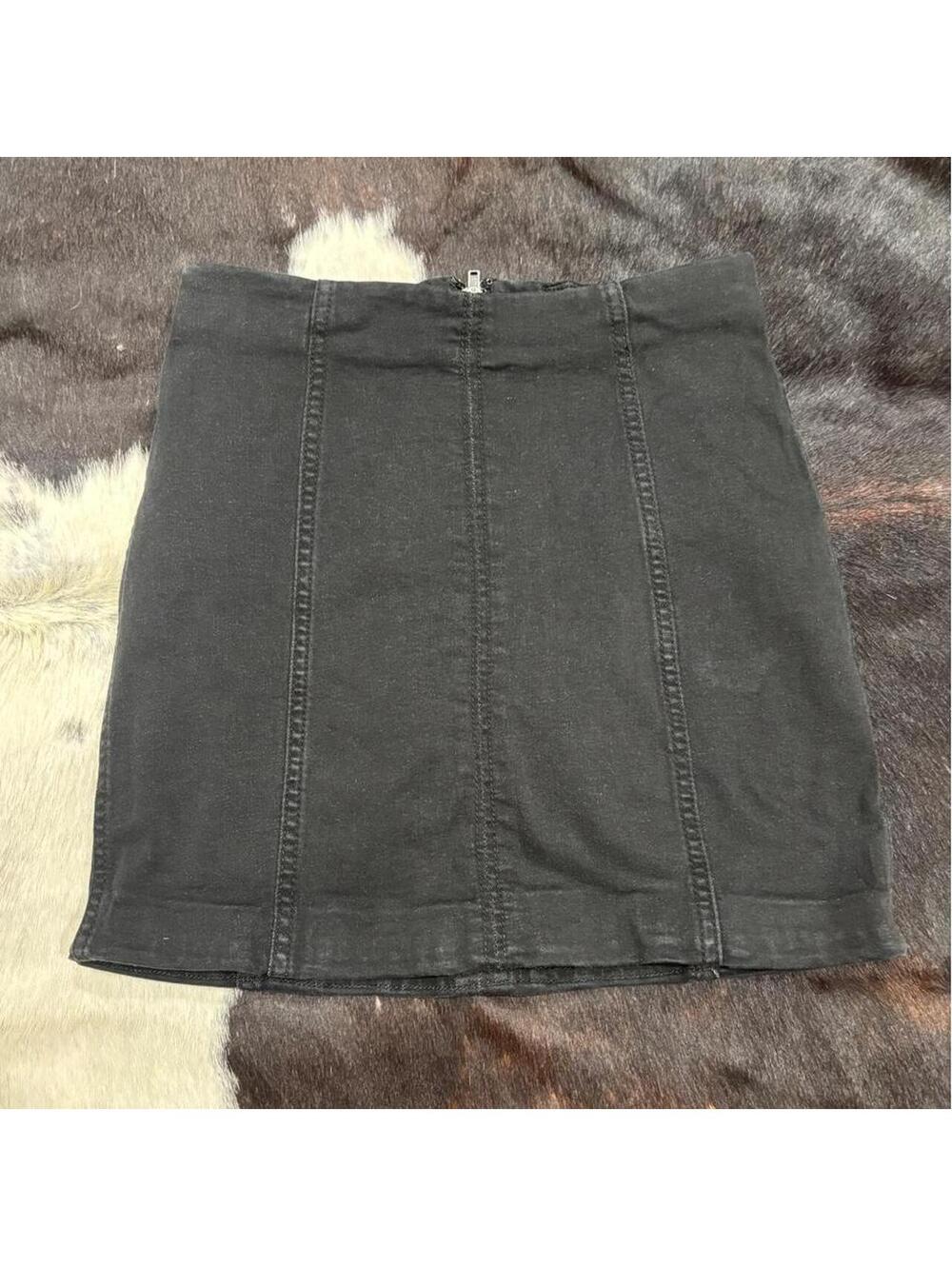 Free People Women's Black Skirt